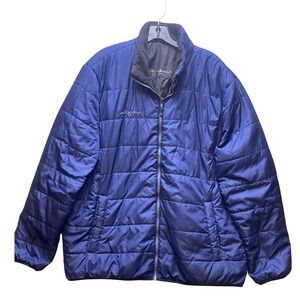 ZeroXposur‎ Jacket Mens Extra Large Puffer Navy Blue Skiing Full Zip Snow Board